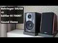 Behringer 50USB vs Edifier R1700BT  ||  Sound Demo