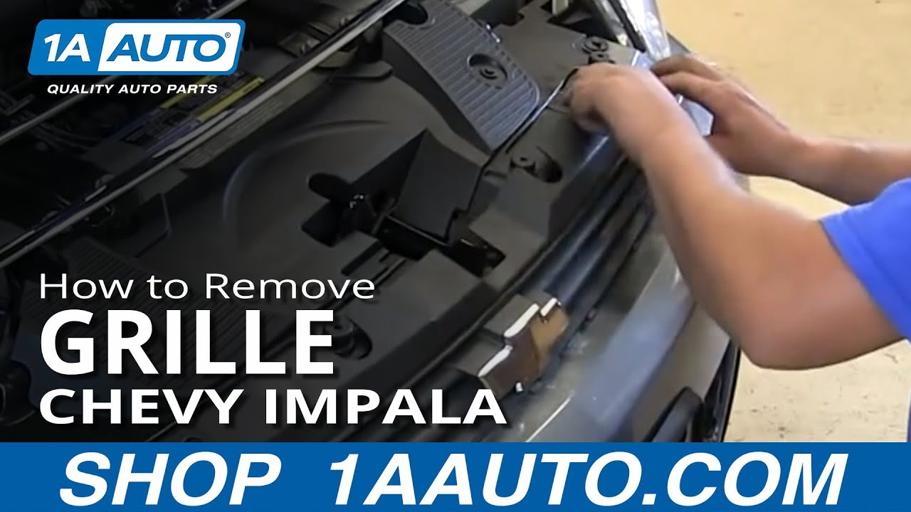 How To Install Replace Broken Upper Grille 2006-12 Chevy ... thunderbird relay wiring 