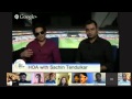 Sachin Tendulkar Hangout, ICC Cricket World Cup 2015