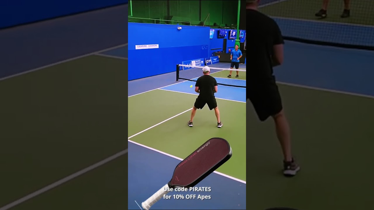 😈Dink Middle for Clean Winner! #sporthighlights #pickleballhighlights #pickleball #sports #shorts
