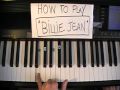 Comment jouer Billie Jean de  Michael Jackson au Piano