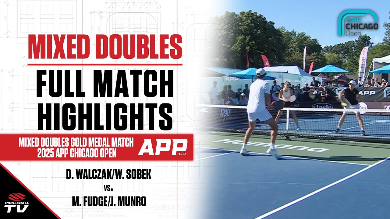 2025 APP Chicago Open Mixed Doubles Gold Medal Match - D. Walczak/W. Sobek vs. M. Fudge/J. Munro