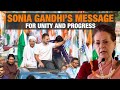 Live | Sonia Gandhis Appeal for Unity and Progress in India | News9 #soniagandhi