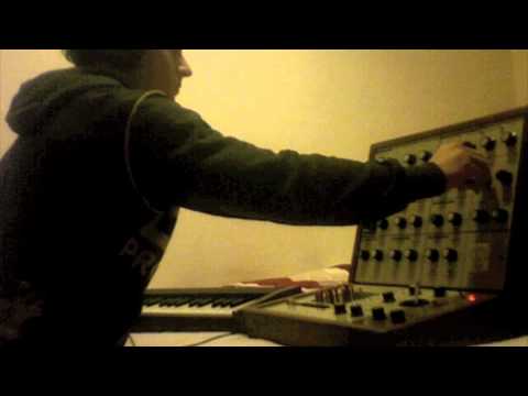 Improv using EMS VCS3 mkII Synthi with DK2 duophonic keyboard