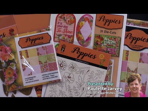 Poppies Chipboard