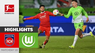 1. FC Heidenheim — VfL Wolfsburg 1-1 | Highlights | Matchday 18 – Bundesliga 2023/24