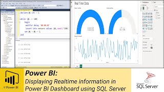 Power BI:Â Displaying Realtime information in Power BI Dashboard using SQL Server