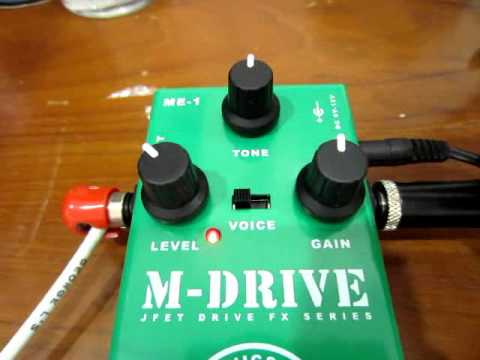 AMT M-DRIVE GUITAR EFFECT PEDAL DEMO REVIEW