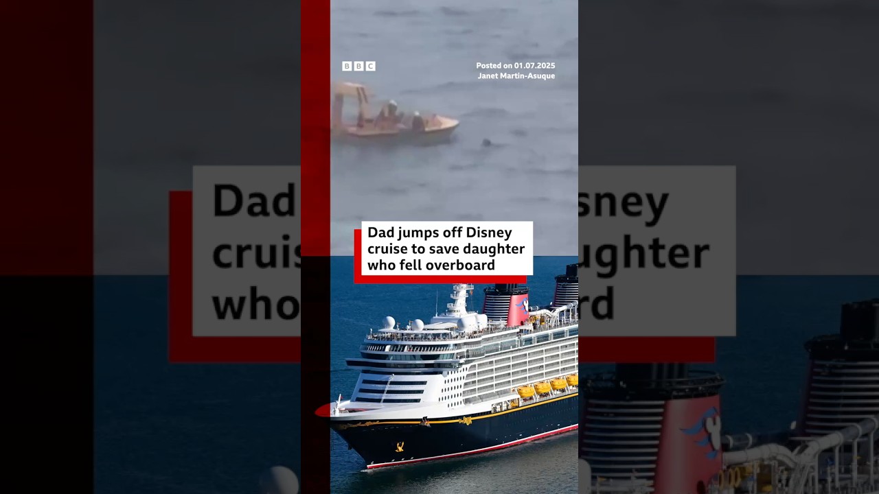 Disney praised the cruise crew for “their exceptional skills and prompt actions”. #Disney #BBCNews