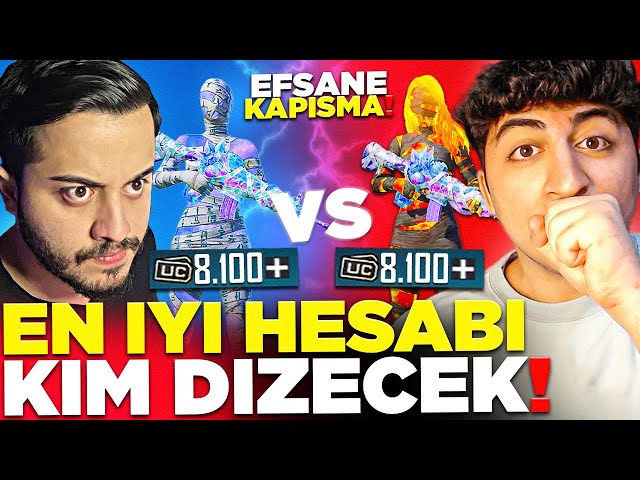 8.100 UC'YE EN İYİ HESABI DİZEN KAZANIR! VURAL ÜZÜL VS CARL! | PUBG Mobile