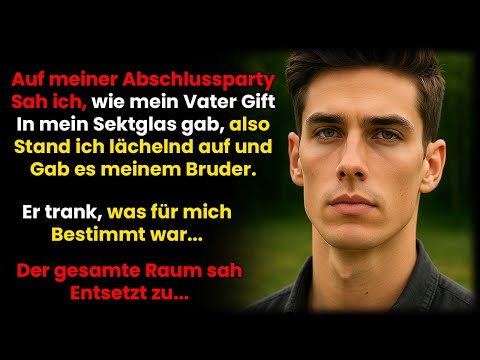 Auf meiner Abschlussfeier sah ich, wie mein Vater Gift ins Glas tat – ich gab es meinem Bruder