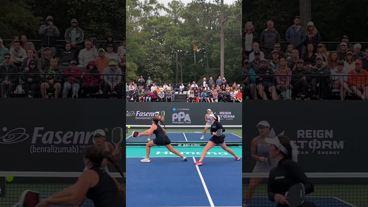 When the pickleball match point is wild 😝