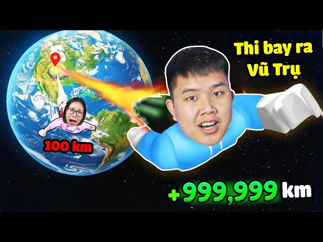 Thi nhảy bay ra ngoài vũ trụ xem ai bay xa nhất ? bqThanh TOP 1 Cao Nhất Thắng Ốc