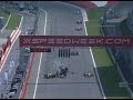 Formula One car breaks into pieces on track after collision - Visuals