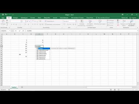 Excel Methodensammlung: Zählen und Summieren (unter Bedingungen)