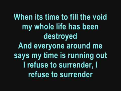 Papa Roach - Time is running out (lyrics)