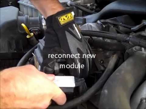 Glow plug module change 3.0L Jeep Grand Cherokee 2007 ... a map of wiring for 2005 jeep grand cherokee 