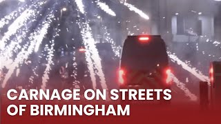 All HELL breaks loose in Birmingham as streets turn into a WAR ZONE