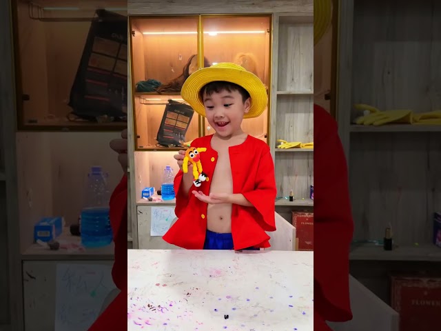 你能用粘土制作山怪兽吗 #海贼王 #路飞