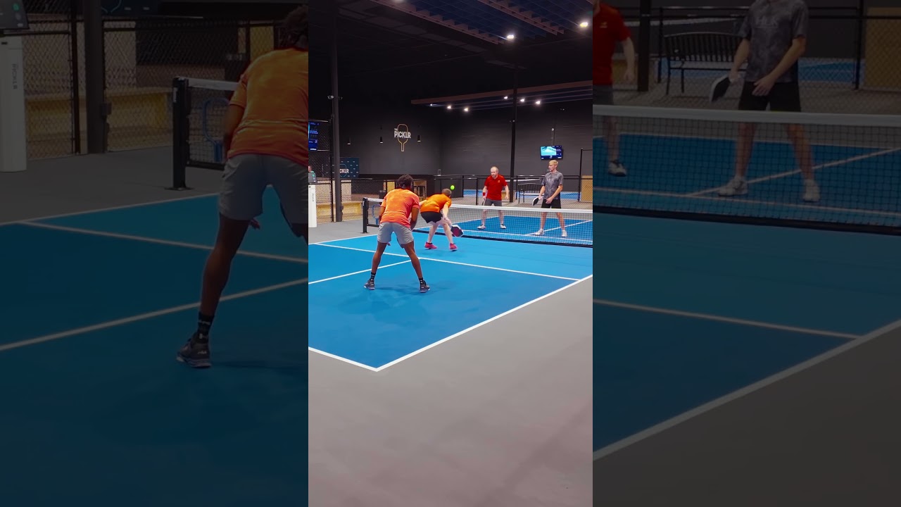 🥅Getting Out of Net Play #pickleball #sporthighlights #pickleballhighlights #sports