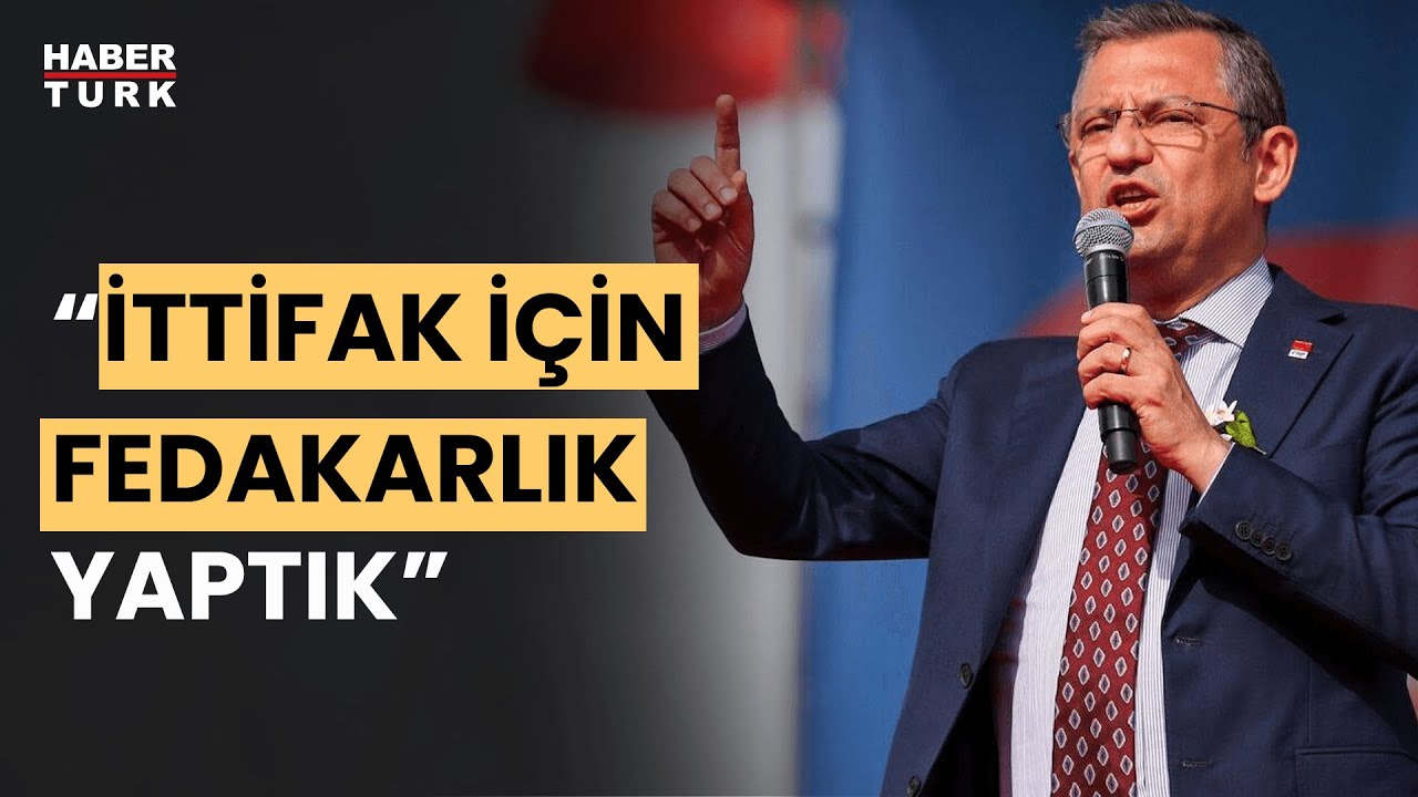 CHP Genel Başkanı Özgür Özel: "İlk kez bir başkan 3 oyunu da başka bir partiye verdi"