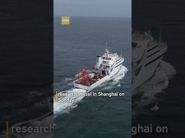 China delivers its first intelligent ocean-class research vessel