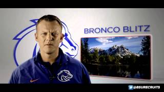 Boise State coaches head out for an exciting road trip across Idaho to look for the best and brightest young recruits for Bronco Football. Don't miss the adventure! The Bronco Blitz is on.