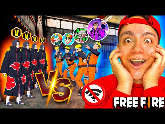 4 VERIFICADOS ITACHIS TROLEAN SIN INTERNET EN FREE FIRE🔥😱!