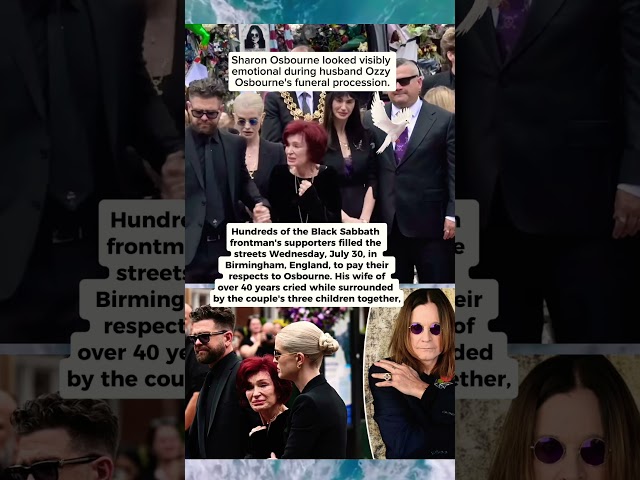 ‼️Ozzy Osbourne's Family Attends Funeral Procession