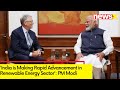 India is Making Rapid Advancement in Renewable Energy Sector | PM Modi & Bill Gates Chat