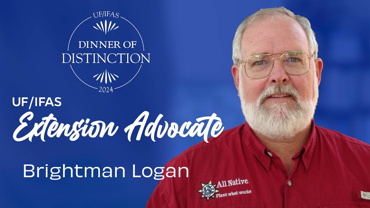 Play Video about Brightman Logan: Extension Advocate of the Year