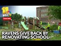 Ravens come together to help renovate Baltimore school