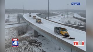 KDOT, MoDOT advises drivers to stay off roads due to weather conditions