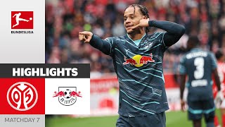 Xavi Strikes Early On | 1. FSV Mainz 05 — RB Leipzig 0-2 | Highlights | MD 7 – Bundesliga 2024/25