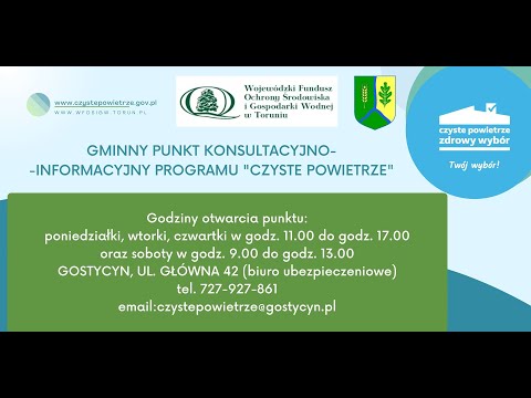 Czyste powietrze gm.  Gostycyn