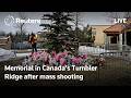 LIVE: Memorial in Canadian town Tumbler Ridge after mass shooting