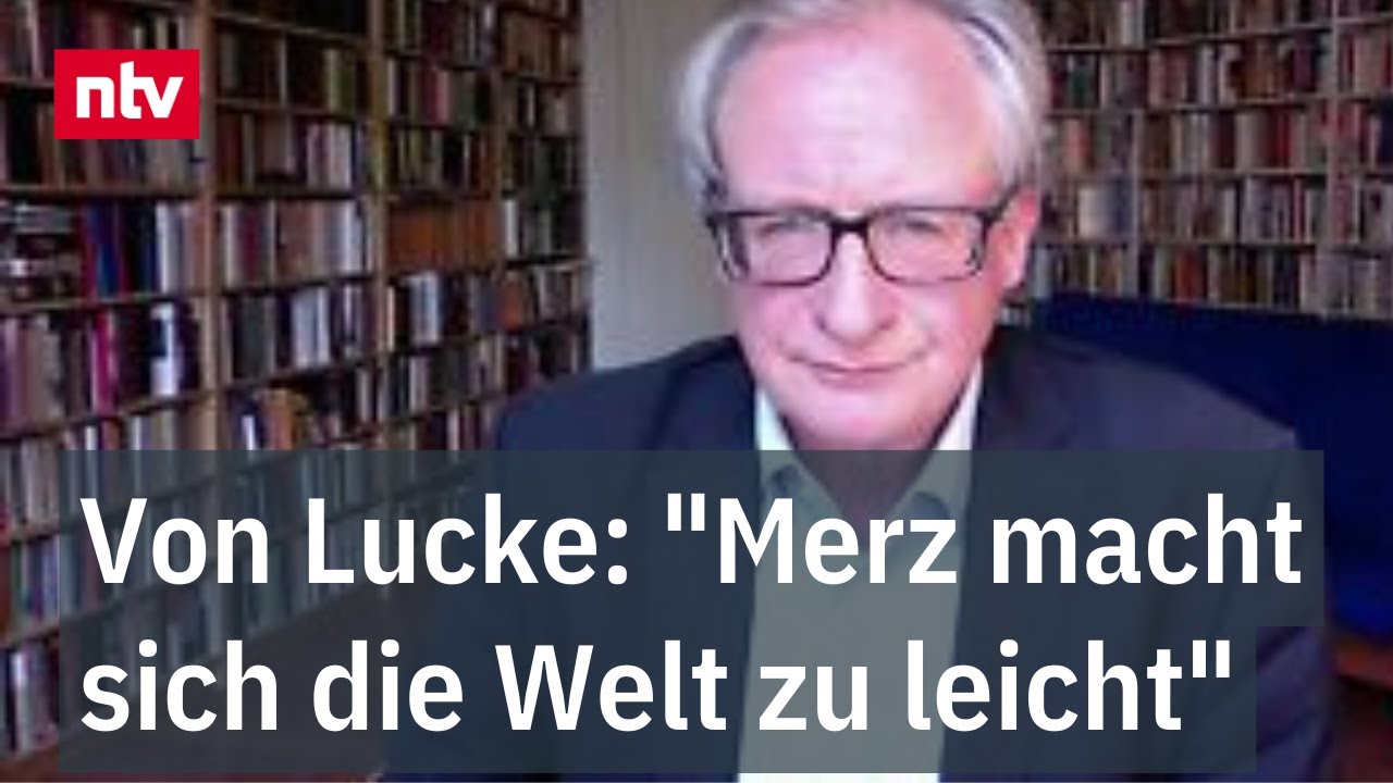 Von Lucke: "Merz macht sich die Welt zu leicht" - Streit um "Stadtbild"