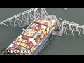 Navy releases underwater images of Baltimore bridge collapse