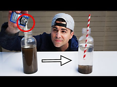 DRINKING NASTY SWAMP WATER (to save the world)