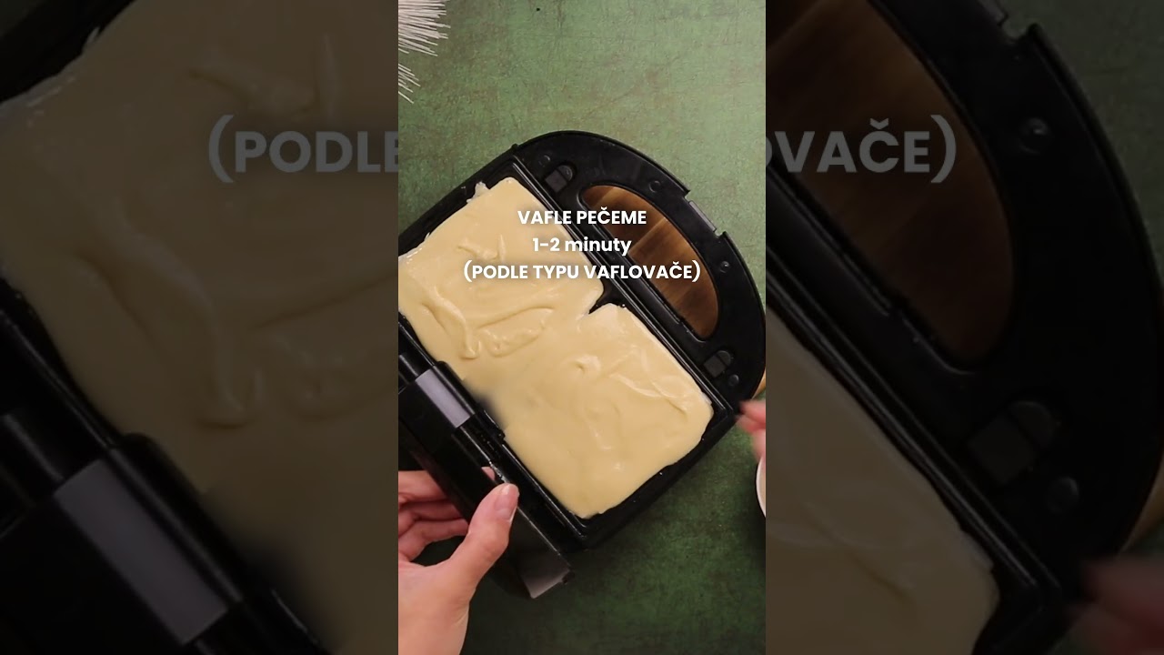 Opravdu křupavé vafle si zamilujete na první ochutnání #toprecepty #recept #foodie