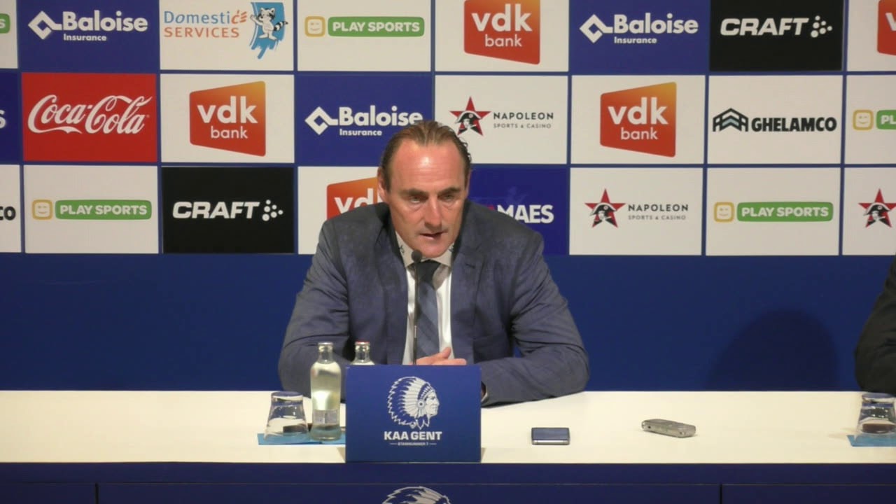 Persconferentie na KAA Gent - Jagiellonia Bialystok