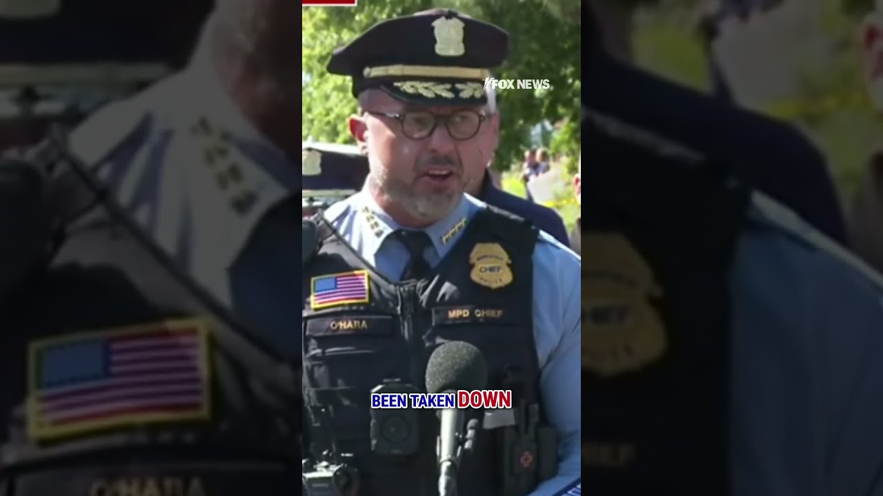Minneapolis police chief confirms existence of manifesto from shooter #shorts #us #crime #police #mn