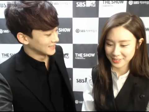 (ENG SUB) 140218 Star Live Chat EXO Chen & Zhang Liyin