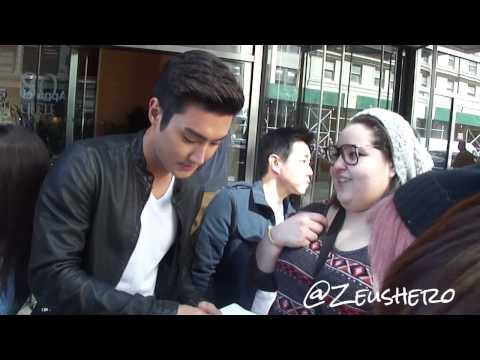 Siwon Choi 최시원 Super Junior leaving hotel @ Mandarin Oriental NYC 130506