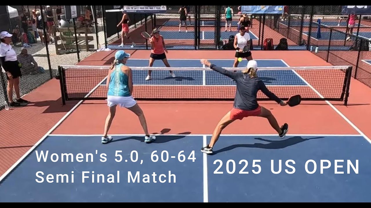 Women's Doubles Skill: 5.0, Age: 60-64 - Semi-Final Match #1 - US OPEN Pickleball Tournament 2025