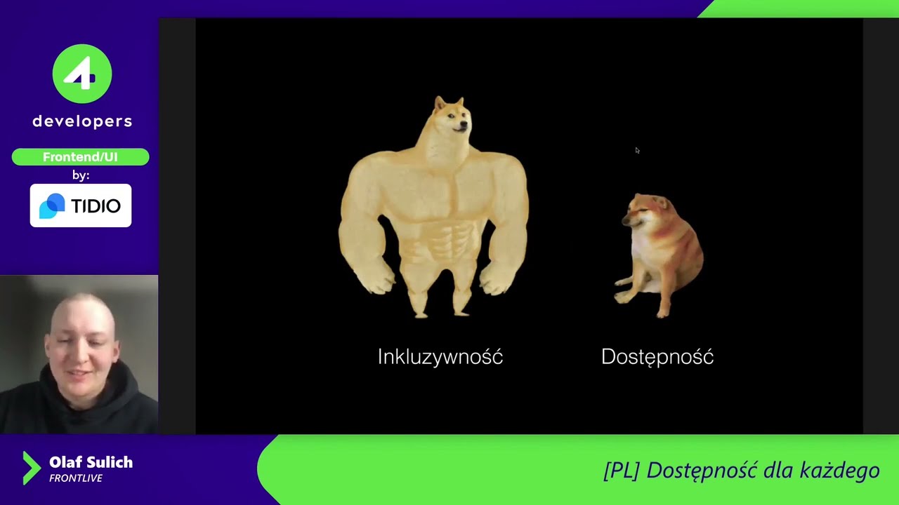 4Developers 2022: Dostępność dla wszystkich — Olaf Sulich