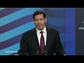 Rubio affirms U.S. support for Israels vision of military victory in Gaza  - 03:27 min - News - Video