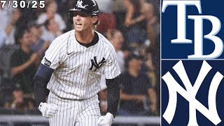 New York Yankees Highlights: vs Tampa Bay Rays | 7/30/25