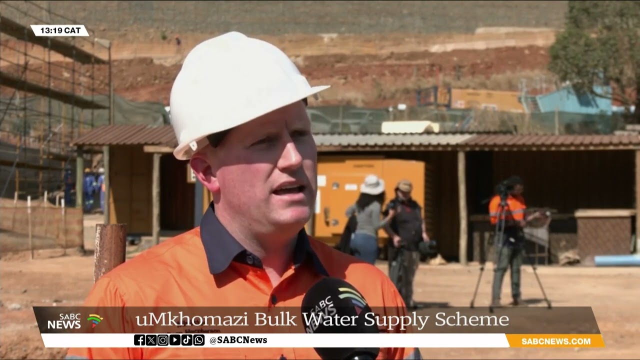 uMkhomazi Bulk Water Supply Scheme on budget and on schedule for completion: Dean Macpherson