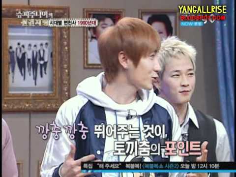 110119 Kyuhyun & Leeteuk Dancing Hiphop